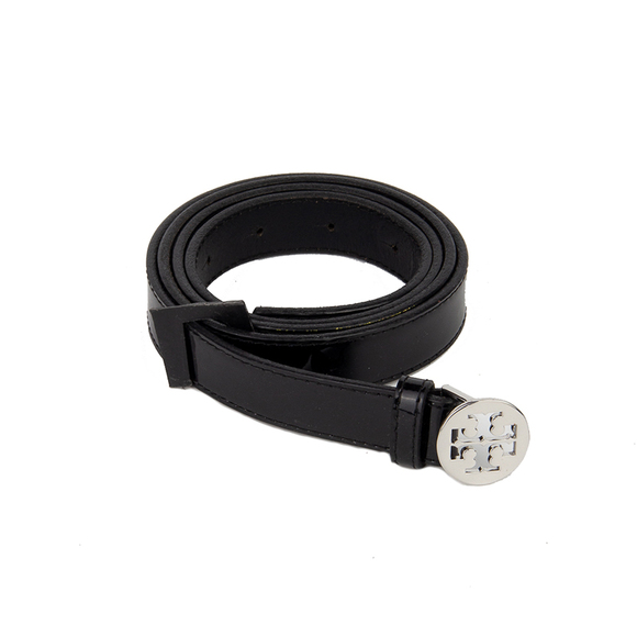 TORY BURCH BLACK CLASSIC BELT | WOMENS SIZE 1,13 - Picture 2 of 4